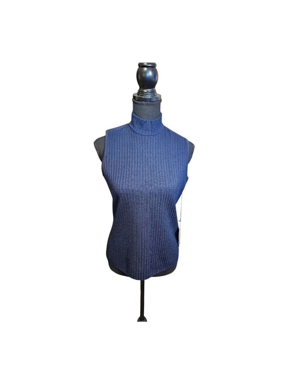 St. John Knit Top, Size S, Navy